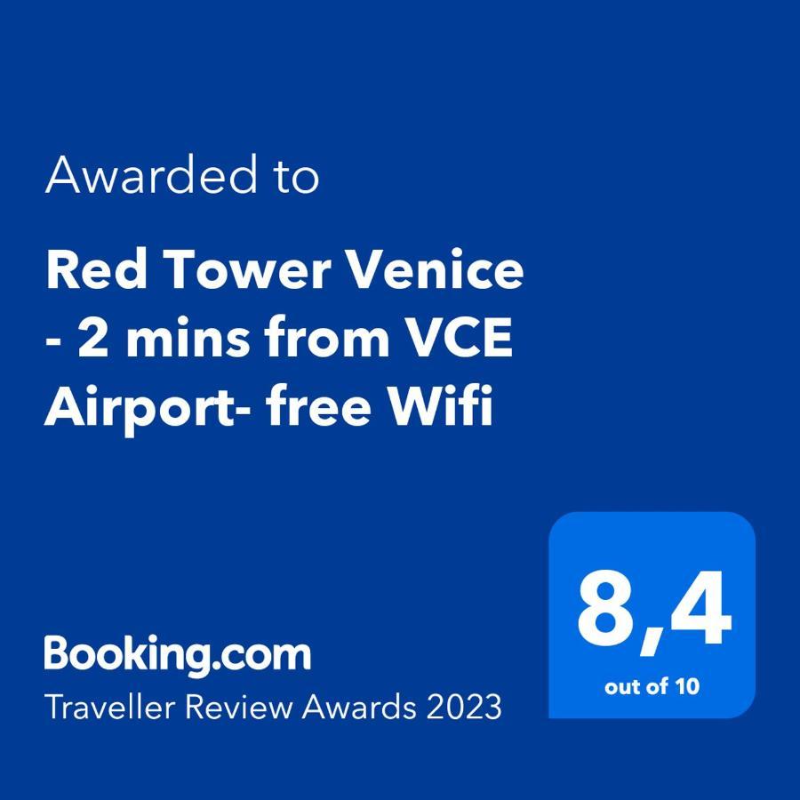 Red Tower Venice Apartment - 2 Mins From Vce Airport- Free Wifi 테세라 외부 사진