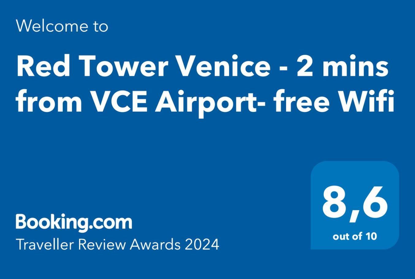 Red Tower Venice Apartment - 2 Mins From Vce Airport- Free Wifi 테세라 외부 사진
